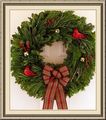 Christmas Card Template Wreath